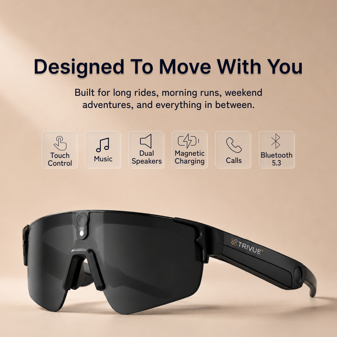 Trivue AI Performance Meets Intelligence, Sony 8 MP HD Photography, Dual Core Chip, Real Time Translation, Dual Speaker, Magnetic Fast Charging